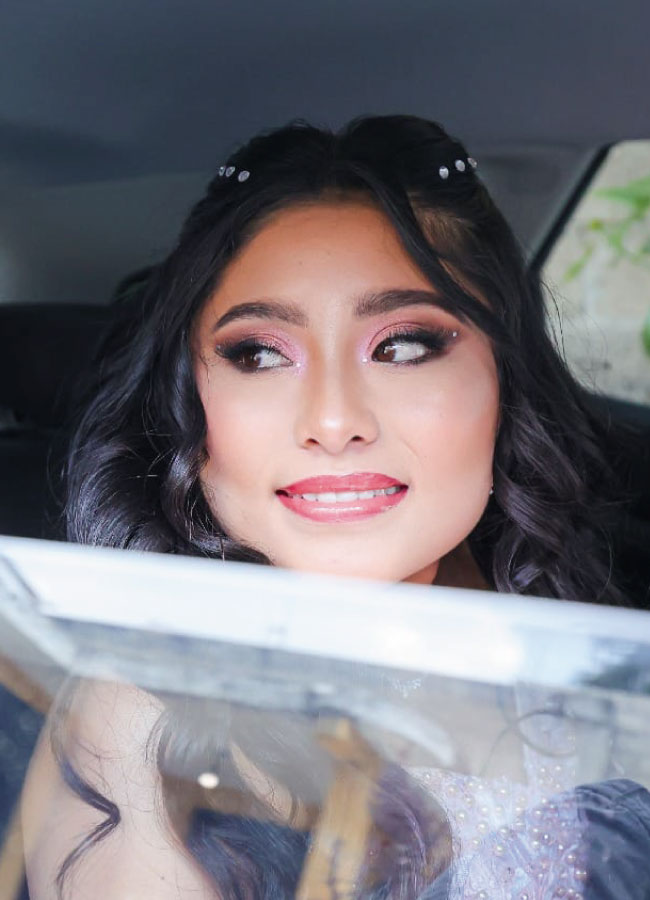 maquillaje xv años viri perdomo